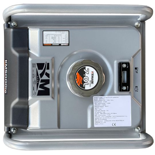 Генератор бензиновий інверторний KEMAGE KM5000io-3 з дисплеєм та додатковим підключенням генератора